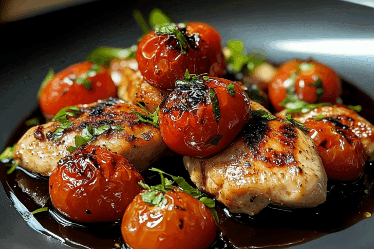Balsamic Chicken and Tomatoes