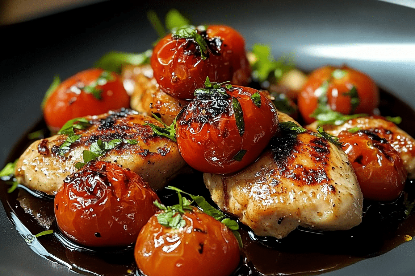 Balsamic Chicken and Tomatoes