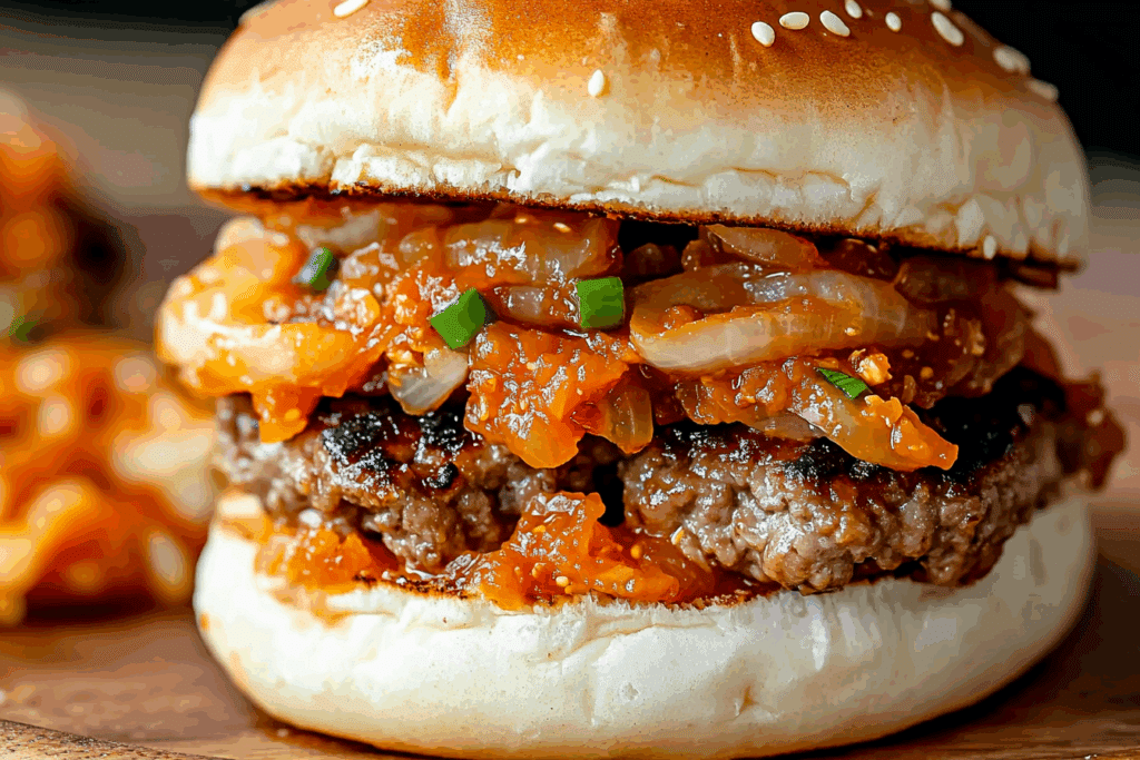 Bulgogi Kimchi Burger
