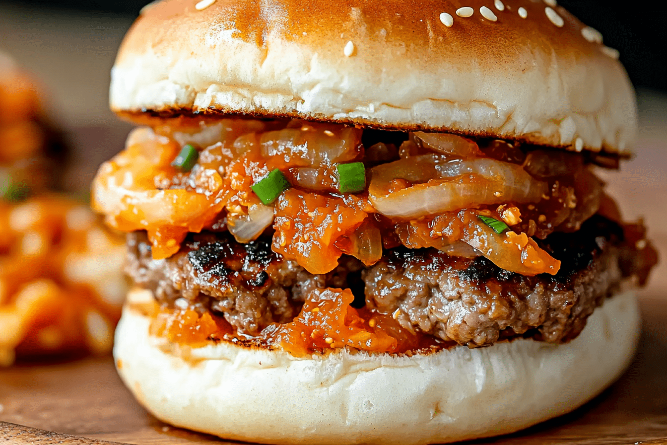 Bulgogi Kimchi Burger