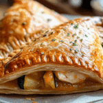 Chicken and Jammy Courgette Pasties