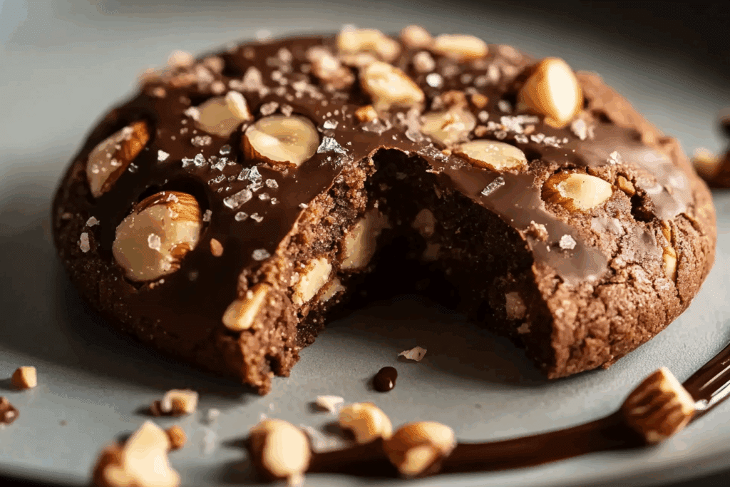 Chocolate Hazelnut Crunch Cookies