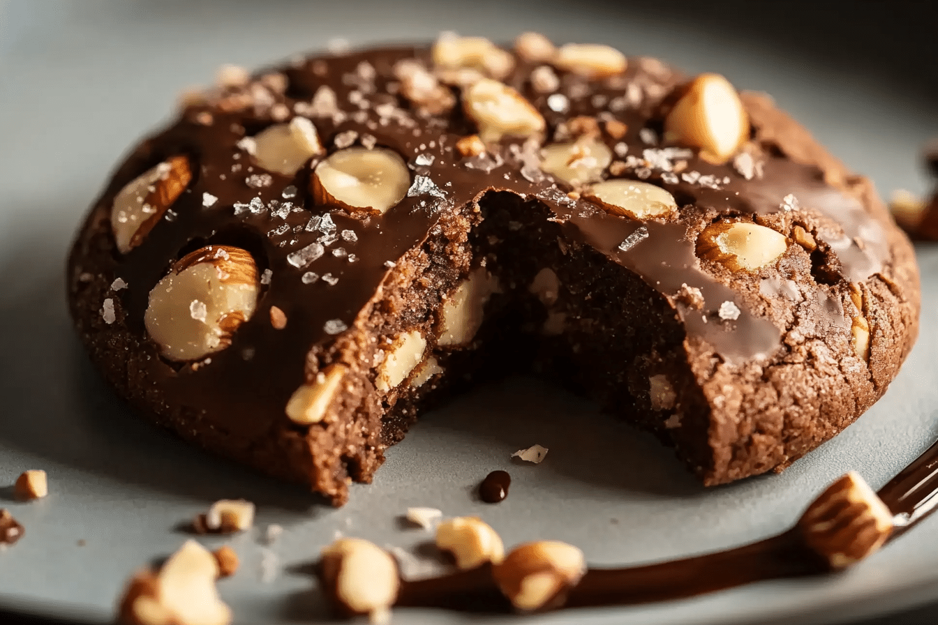 Chocolate Hazelnut Crunch Cookies