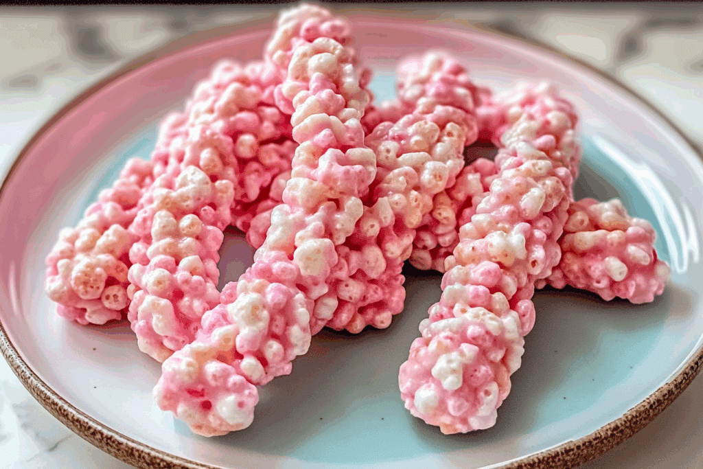Cotton Candy Rice Krispies Twists