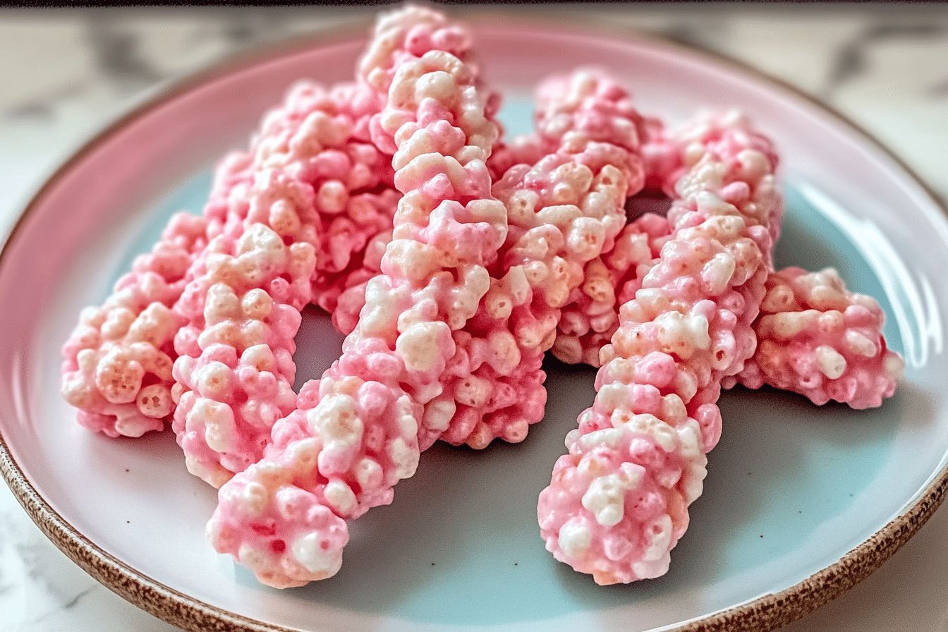 Cotton Candy Rice Krispies Twists