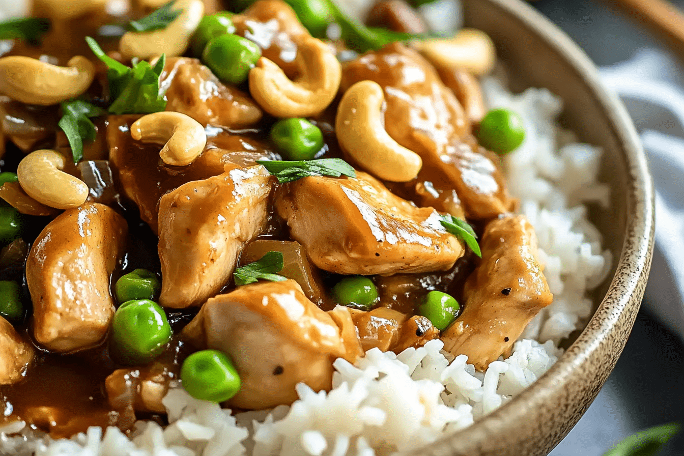 Crockpot Cashew Chicken