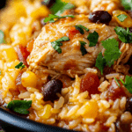 Crockpot Fiesta Chicken and Rice