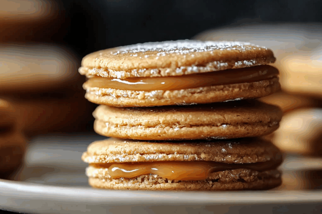 Dulce de Leche Cinnamon Sandwich Cookies