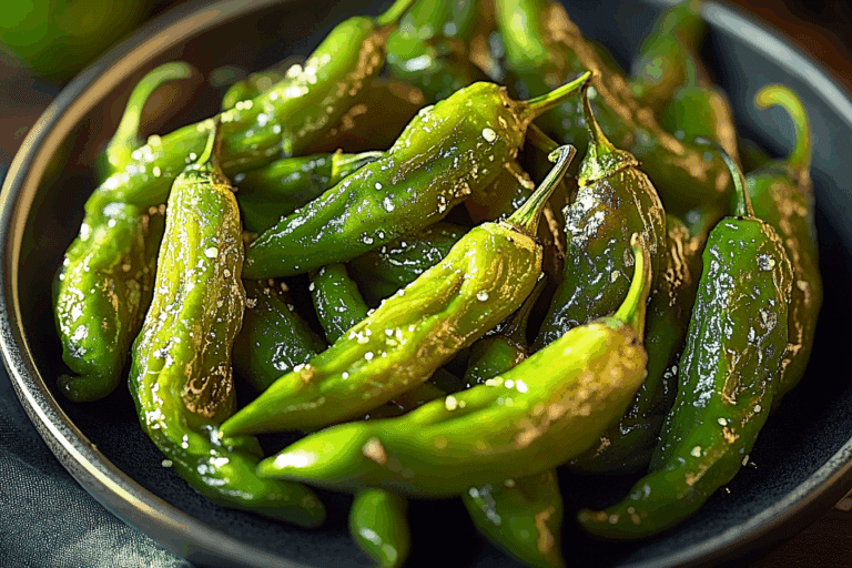Blistered Shishito Peppers