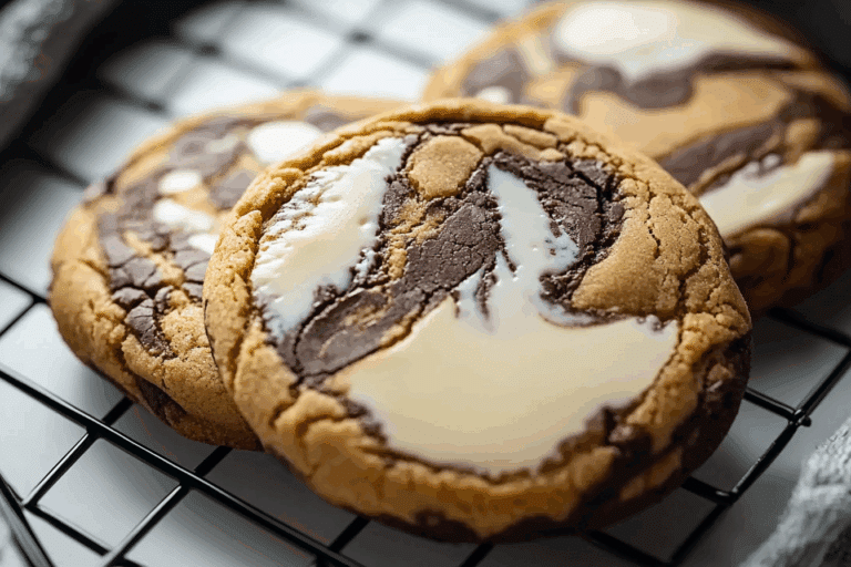 Toasted Milk Marble Cookies