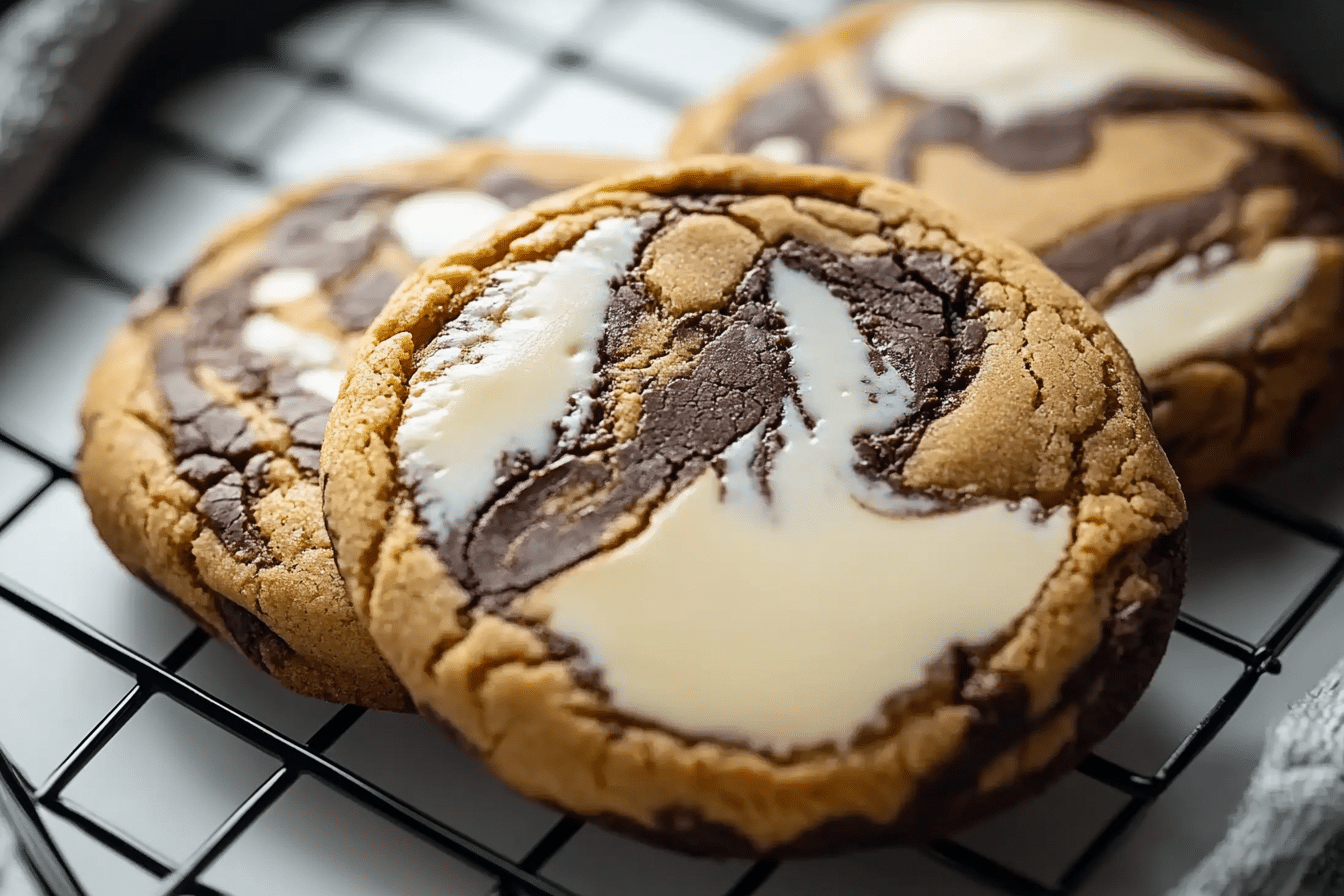 Toasted Milk Marble Cookies