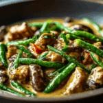 Keto Green Bean Stroganoff