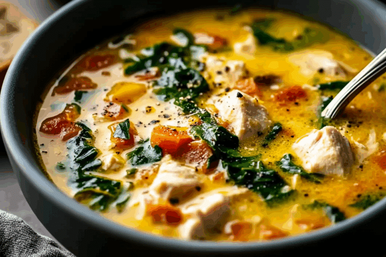 Creamy Tuscan Chicken Soup