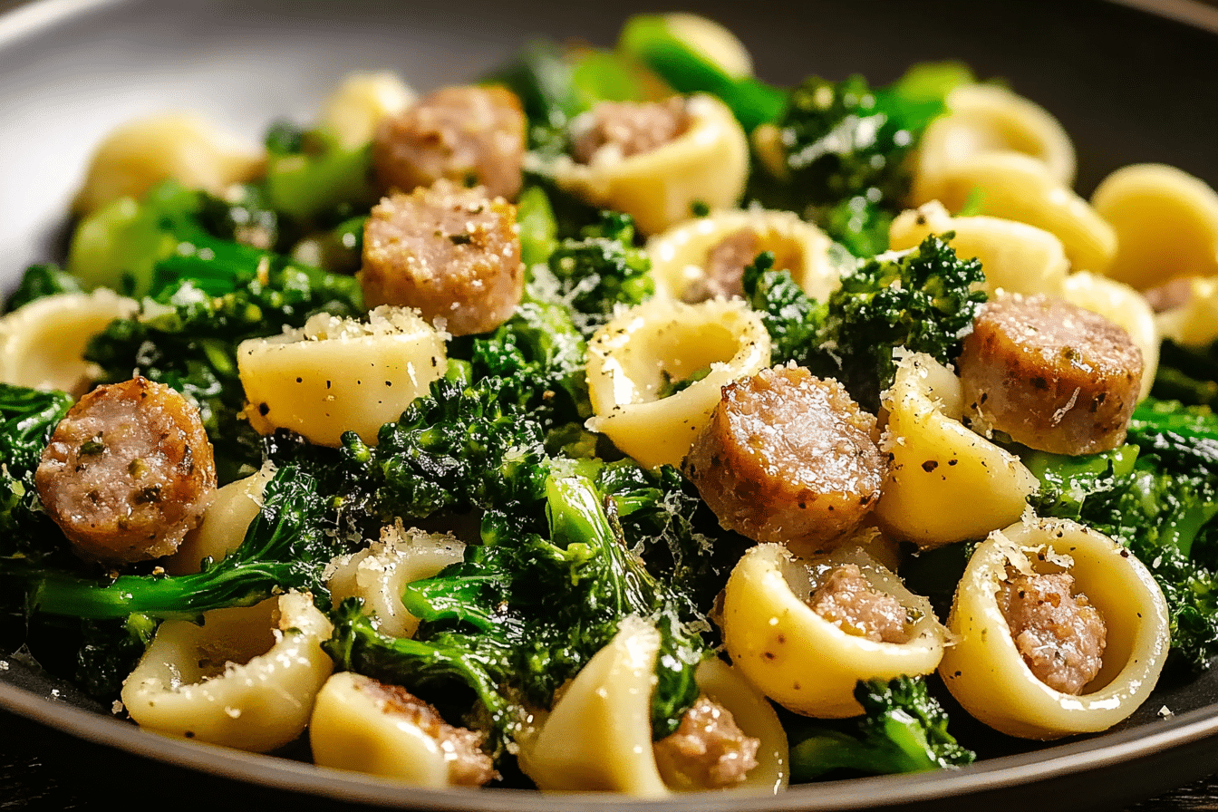 Orecchiette with Sausage and Broccoli Rabe