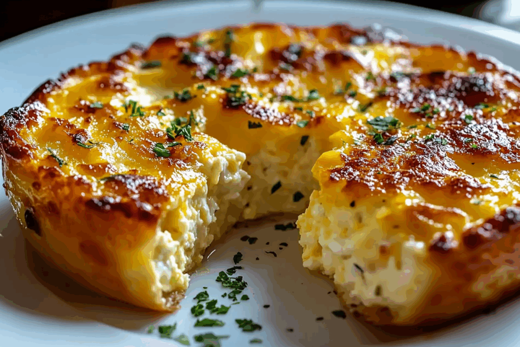 Baked Cottage Cheese Eggs