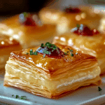 Bite-Sized Pepper Jelly & Cream Cheese Puff Pastry Squares