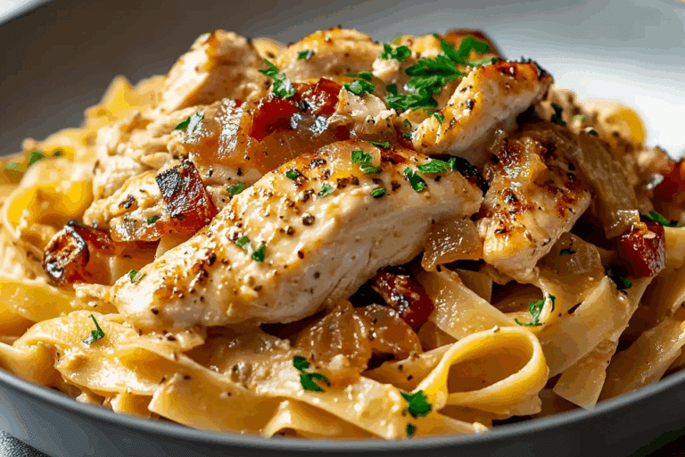 Chicken Boscaiola Pasta