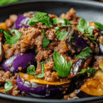 Minced Beef and Eggplant