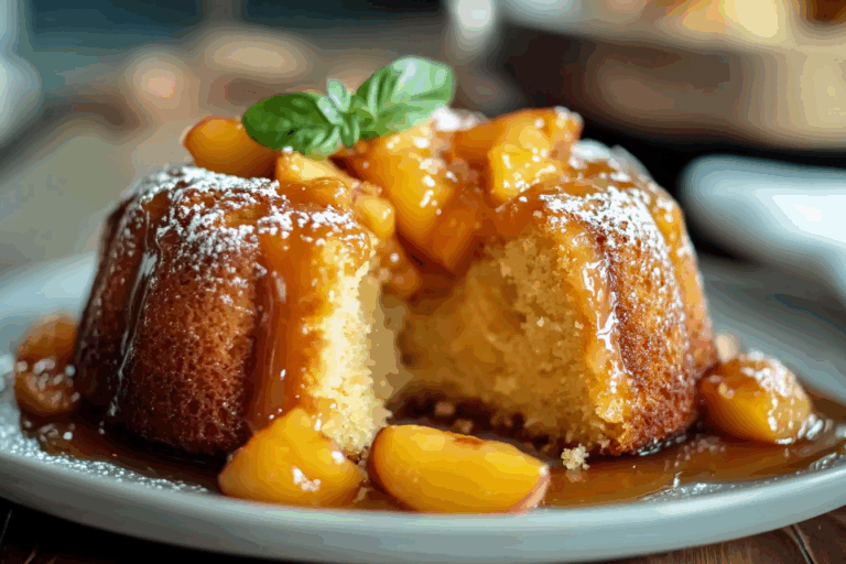 Peach Cobbler Pound Cake