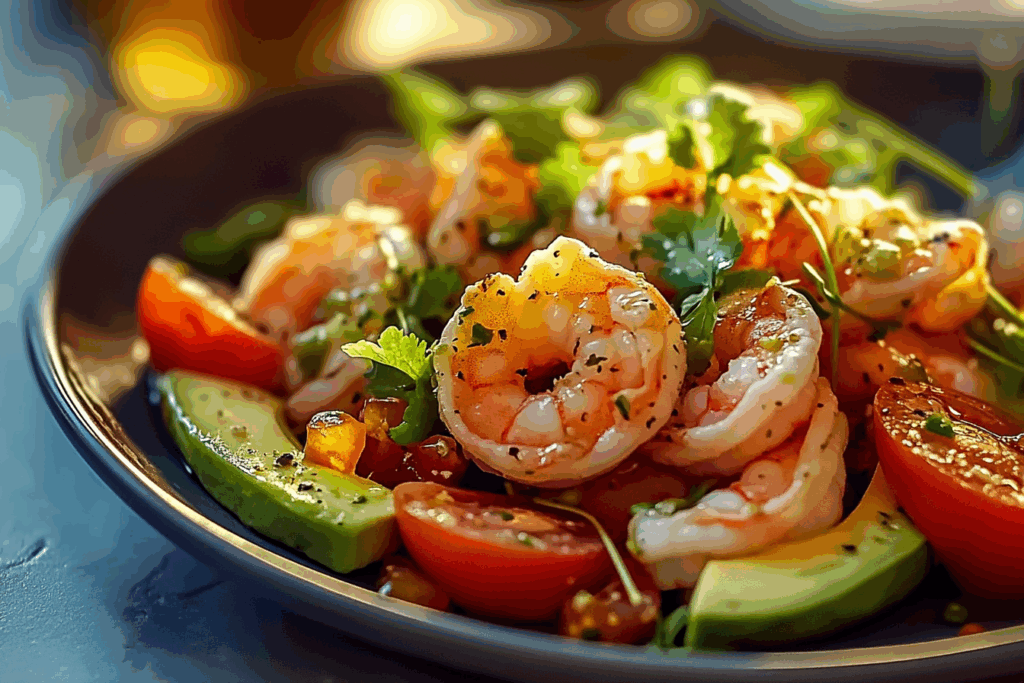 Zesty Lime Shrimp and Avocado Salad