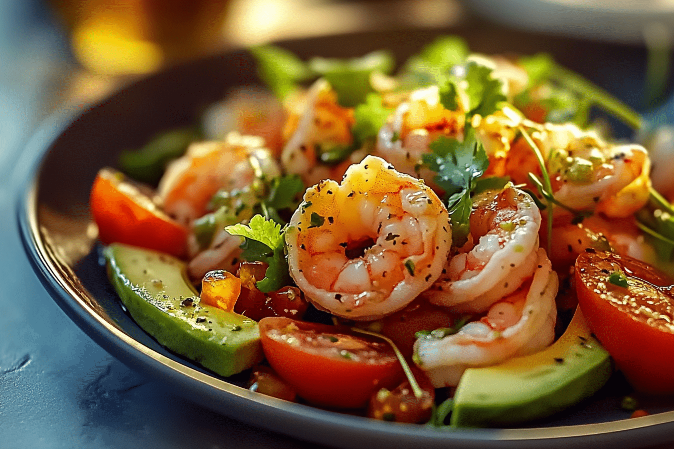 Zesty Lime Shrimp and Avocado Salad