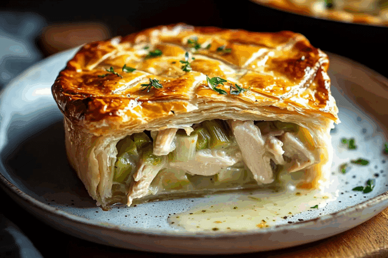 Chicken and Leek Pie