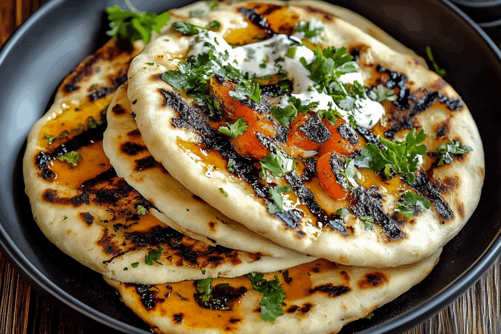 Grilled Naan (Indian Flatbread)