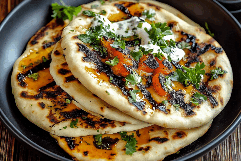Grilled Naan (Indian Flatbread)