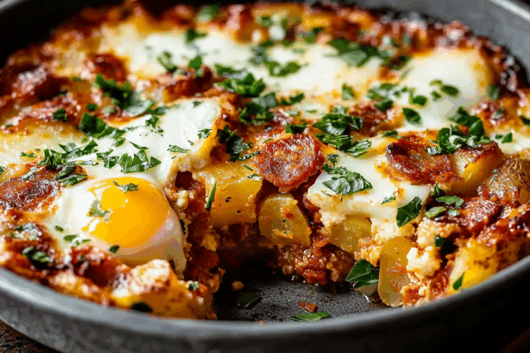Chorizo & Potato Egg Casserole