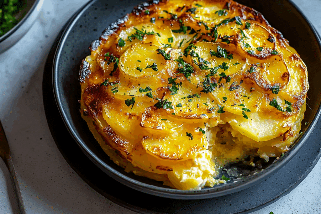 Potato-Rutabaga Gratin with Gruyère