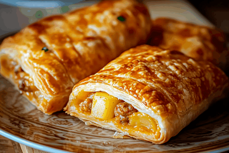 Cajun Potato and Cheddar Sausage Hand Pies