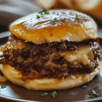 French Onion Beef Sloppy Joes