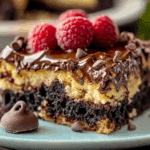 German Chocolate Poke Cake