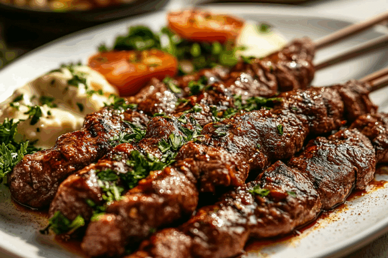 Greek Beef Souvlaki
