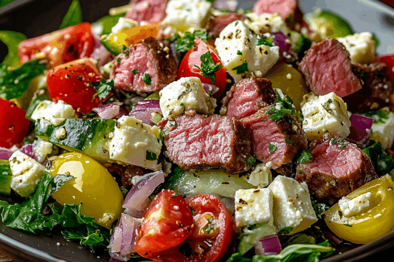 Greek Salad with Meat