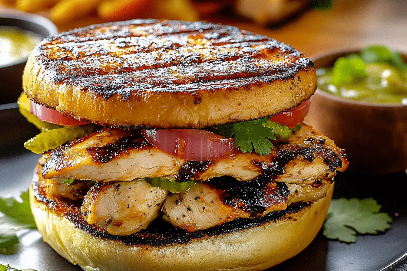 Grilled Mojo Chicken Cuban Sandwich