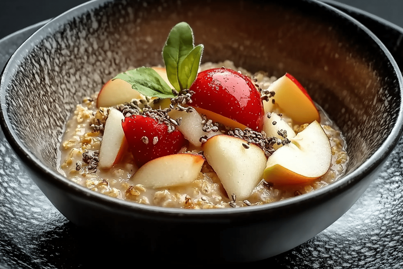 Overnight Oats with Apples