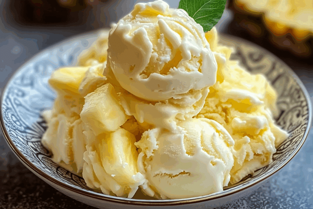 Pineapple Ice Cream