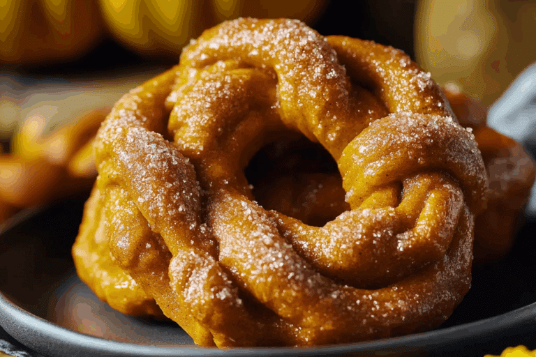 Pumpkin Spice Soft Pretzels
