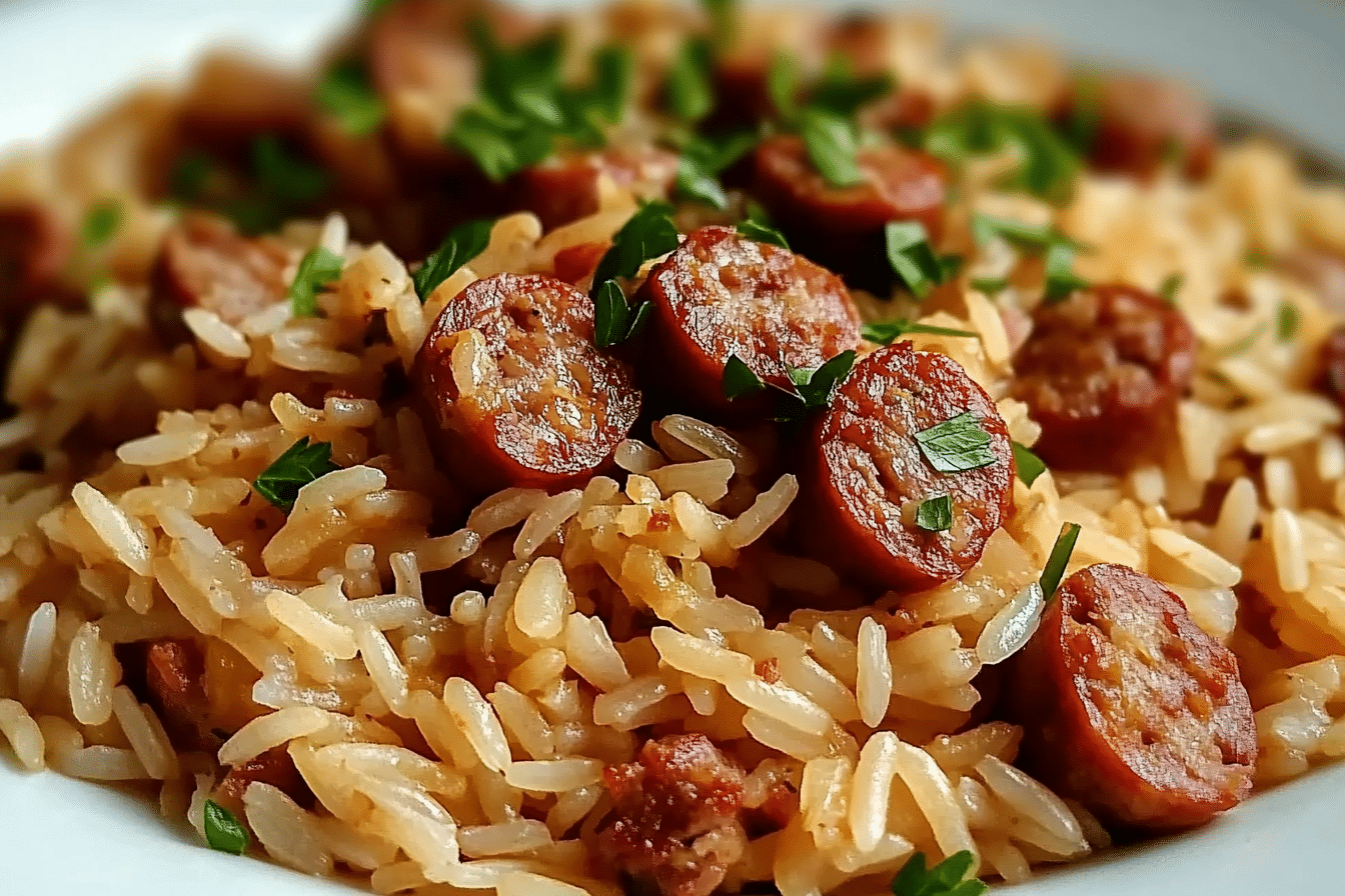 Rice and Italian Sausage