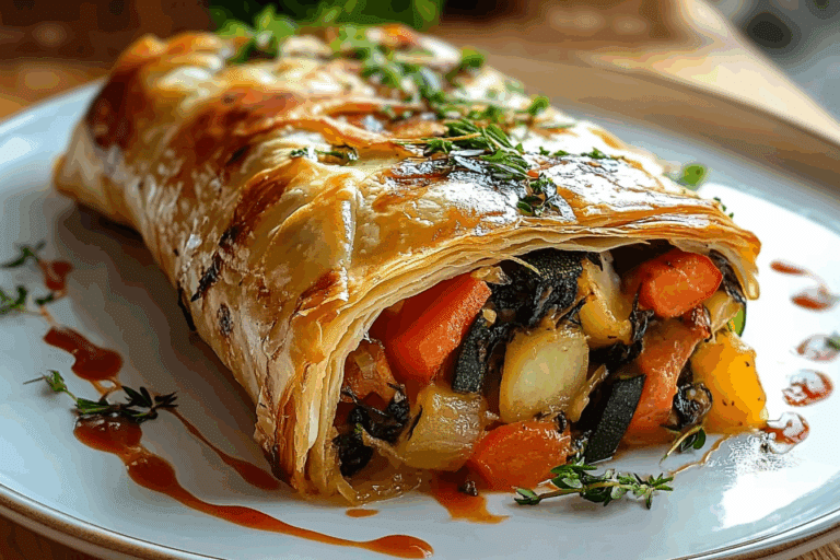Savory Vegetable Strudel