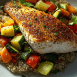 Seared Fish with Quinoa and Veggies