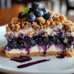 Sherry's Blueberry Cream Cheese Crumb Cake