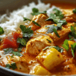 Simple Spicy Summer Coconut Chicken Curry