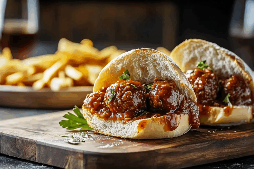 Sloppy Joe Meatball Subs