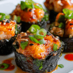 Baked Spicy Tuna Cups (Crispy Nori Sushi Bites)