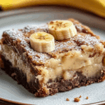 Banana Bread Brownies with Brown Butter Frosting