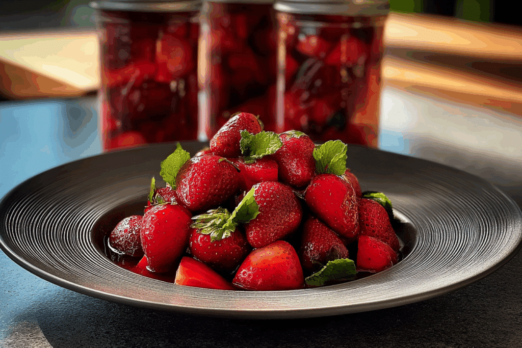 Canning Strawberries