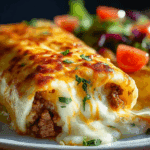 Cheesy Potato Burritos Beef