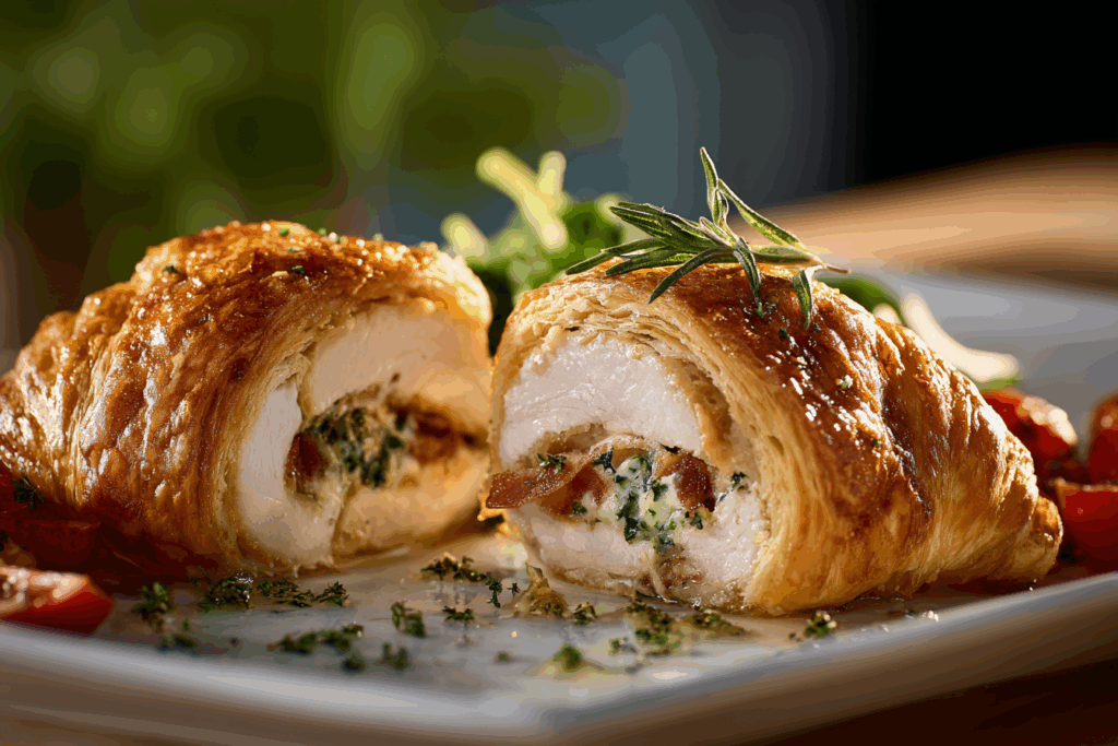 Chicken Stuffed Crescent Rolls